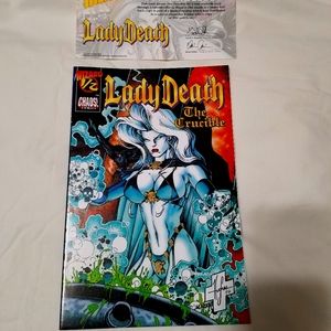 Lady Death The Crucible 1/2 With COA